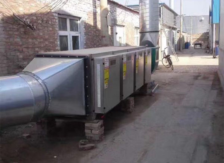 uv光氧安裝現(xiàn)場